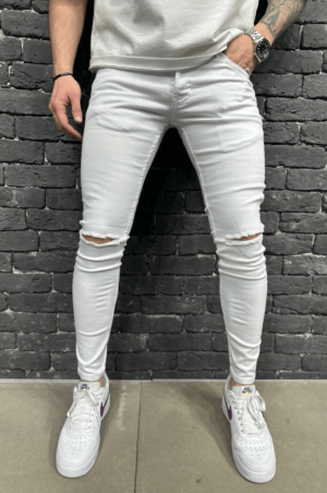 Spodnie Jeansowe 91662 | Odzież i moda męska