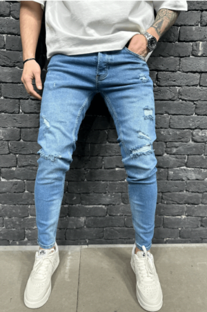 Spodnie Jeansowe 93362 | Odzież i moda męska