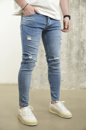Spodnie Jeansowe Męskie 9638