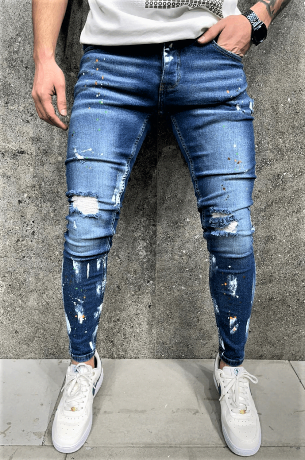Spodnie jeansowe meskie 7714 2 | Odzież i moda męska