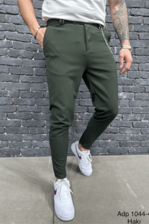 Spodnie khaki męskie z cienkiego materiału