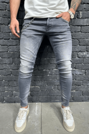 Spodnie meskie rurki 87912 | Odzież i moda męska