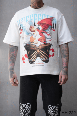 T-Shirt Męski Biały HG-222