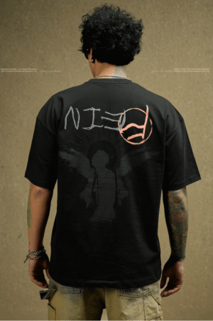 T-Shirt Męski Czarny 6483