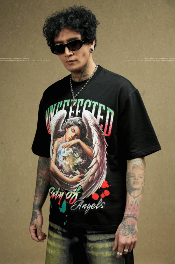 T-Shirt Męski Czarny HG-204