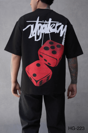 T-Shirt Męski Czarny HG-223
