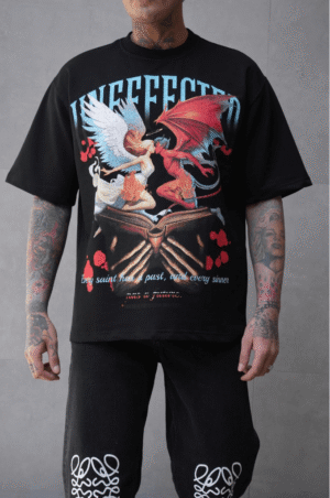T-Shirt Męski CzarnyHG-222