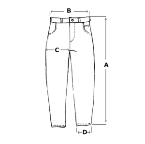Jak mierzyć ubrania - Spodnie męskie